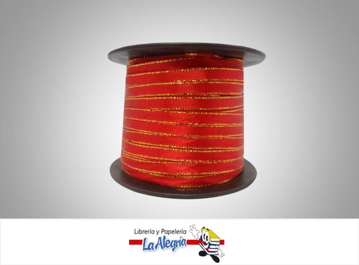 [CRB05MM051] CINTA RASO B/D 05MM ROJO XMETRO MARCA S/M   
