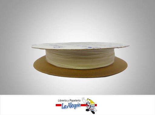 [CRB07MM017] CINTA ORGANZA 07MM BLANCO OSTRA XMETRO MARCA FAHILOS   