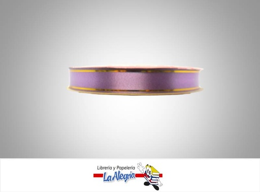 [CRB13MM039] CINTA REGALO B/D 13MM MORADO CLARO X METRO MARCA S/M