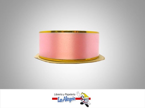 [CRB32MM062] CINTA REGALO B/D 32MM ROSADO CLARO XMETR MARCA S/M   
