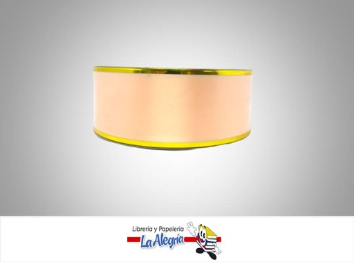 [CRB40MM035] CINTA REGALO B/D 40MM MELON XMETRO MARCA S/M   