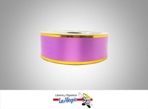 [CRB40MM039] CINTA REGALO B/D 40MM MORADO CLARO XMETR MARCA S/M   