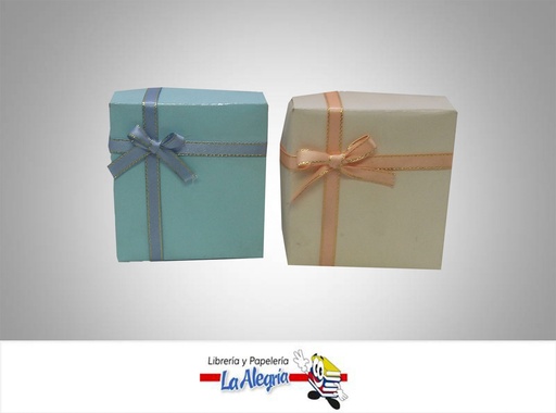 [CRCU02-03] CAJA DE REGALO 7,3X7,3X4 CM SURTIDO UND MARCA S/M   