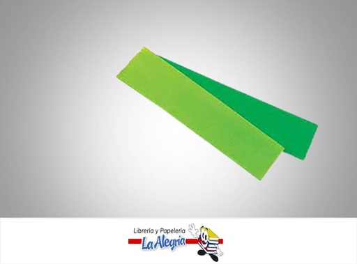 [CREPE014] PAPEL CREPE VERDE OSCURO 50X200CM UND MARCA MAYKA   