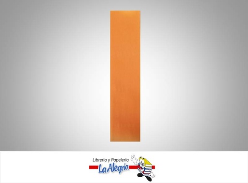 [CREPE043] PAPEL CREPE 50X200CM NARAJA CLARO UND MARCA  S/M