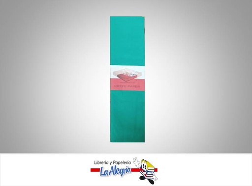 [CREPE070] PAPEL CREP/ 50X200CM VERDE ESMERALDA UND MARCA S/M   