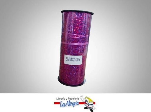 [CRLASER5MM025] CINTA DE REGALO LASER FUCSIA 5MM X METRO MARCA MURANO   