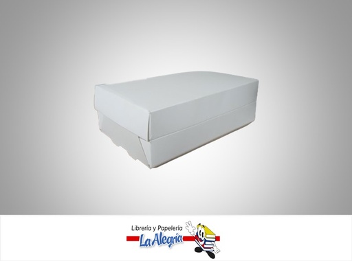 [CRLPEQ01] CAJA REGALO CON TAPA 19X11X6CM BLANCA UND MARCA S/M