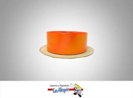 [CRM40MM042] CINTA REGALO MATIZADA 40MM NARANJA XMET MARCA BOLIS   