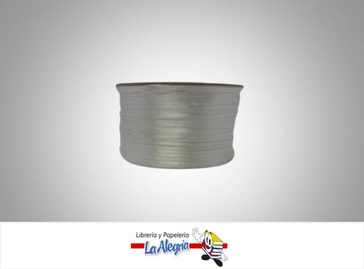 [CRR03MM016] CINTA RABO DE RATON 03MM BLANCO XMETRO MARCA S/M   