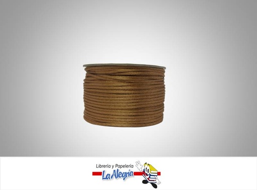 [CRR03MM019] CINTA RABO DE RATON 03MM CACAO XMETRO MARCA S/M   