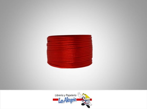 [CRR03MM053] CINTA RABO DE RATON 03MM ROJO CORAL XMT MARCA S/M   