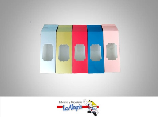 [CTB23] CAJA BOTELLA CON VENTANA 10X11X30 CM MARCA S/M