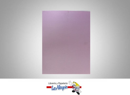 [CU0035] CARTULINA FONDEADA CARTA LILA UND MARCA PLASTIPAL   