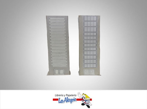 [E3] EDIFICIO P/MAQUETA 12 PISOS ESC 1:125 UN MARCA S/M   