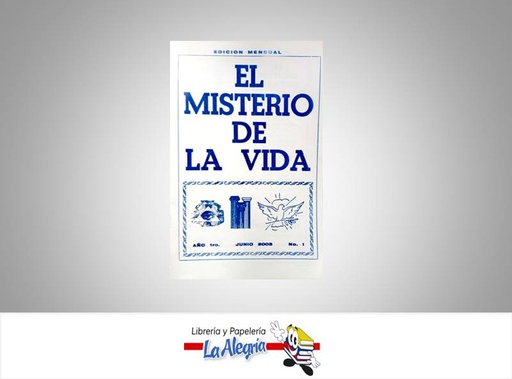 [EMV001] EL MISTERIO DE LA VIDA  TEMATICA FILOSOFIA AUTOR ARISTOTELES TINIACOS EDITORIAL EDICION MENSUAL