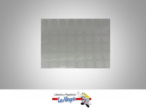[ES0017] ETIQUETA OJETE BLANCA 1,5CM DIAM 144UND MARCA STAR   