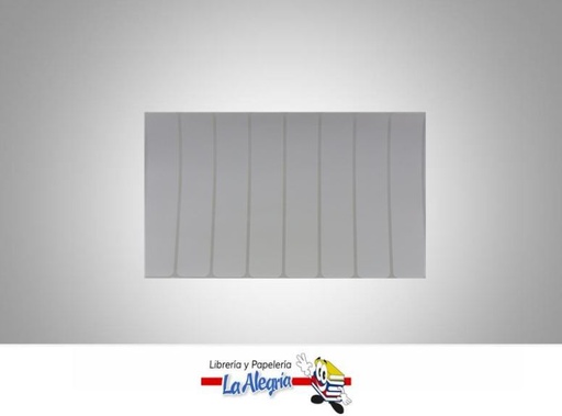 [ES0050] ETIQUETA RECTANGULAR 9X2CM BLANCA 24UND MARCA STAR   