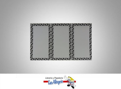 [ES1210] ETIQUETA RECTANGULAR 9X5CM NEGRA 9UND MARCA STAR   