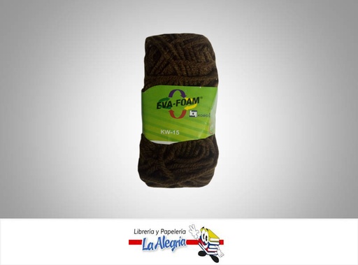 [ES134] ESTAMBRE ESCOLAR 15GR CANELA UND MARCA EVA FOAM   