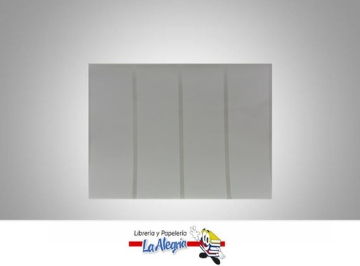 [ES1401] ETIQUETA RECTANGULAR 11,5X3,5CM BLANCA MARCA STAR   