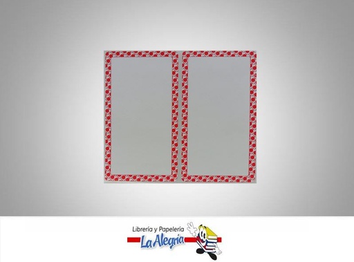 [ES2003] ETIQUETA RECTANGULAR 11X6CM ROJA 6UND MARCA STAR   