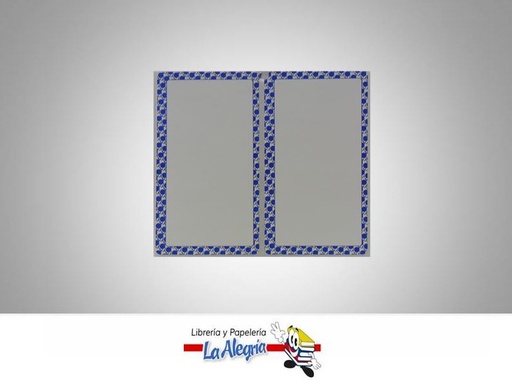 [ES2202] ETIQUETA RECTANGULAR 11X6CM AZUL 6UND MARCA STAR   