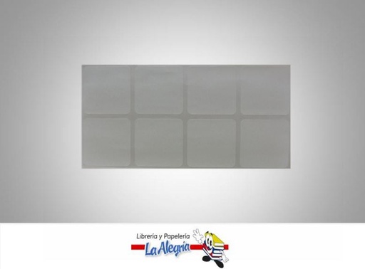 [ES3004] ETIQUETA CUADRADA 3,5X3,5CM BLANCA 24UND MARCA STAR   