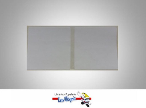 [ES7000] ETIQUETA CUADRADA 7X7CM BLANCA 6UND MARCA STAR   