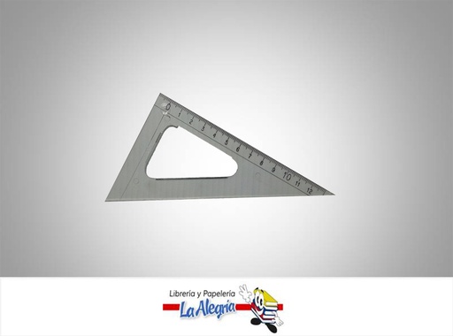 [ESC007] ESCUADRA ACRILICA 90 12CM MARCA MICRA   