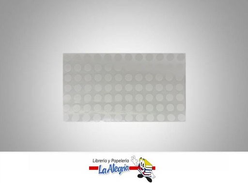 [ESC100] ETIQUETA CIRCULAR 1CM BLANCA 252UND MARCA STAR   