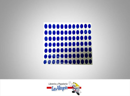[ESC102] ETIQUETA CIRCULAR 1CM DIAMETRO AZUL 252UND MARCA STAR