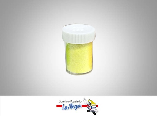 [ESC10N002] ESCARCHA NEON 10GR AMARILLO UND MARCA S/M   