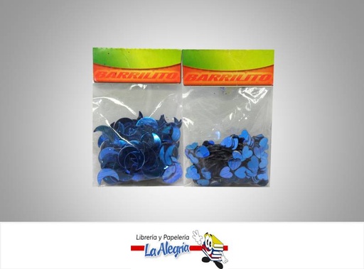 [ESCARF013] ESCARCHA FIGURA AZUL REY UND MARCA S/M   