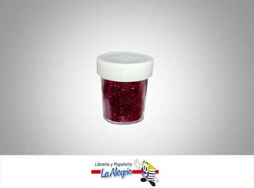 [ESCP031] ESCARCHA FRASCO 10GR MAGENTA UND MARCA CRISVI   