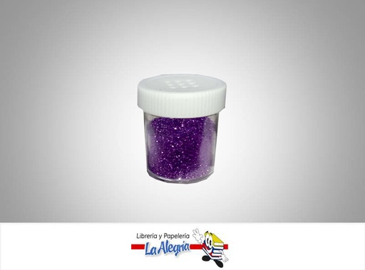 [ESCP038] ESCARCHA FRASCO 10GR MORADO UND MARCA CRISVI   