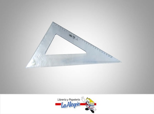 [ESCUA02] ESCUADRA ACRILICA 45CM UND MARCA STAR
