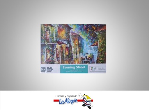 [EVENINGSTREET] ROMPECABEZA EVENING STREET 1000 PIEZAS MARCA GULL QIHAN TOYS