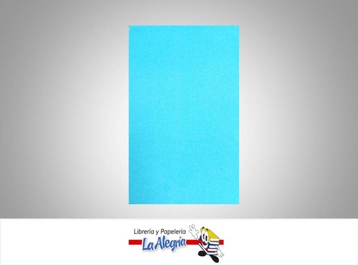 [FEC000] FOAMI ESCARCHADO CARTA AGUAMARINA UND MARCA S/M   