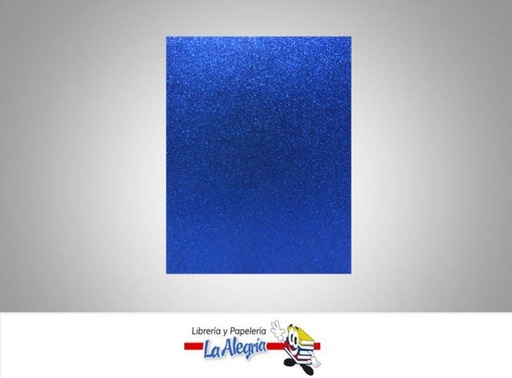 [FEC003] FOAMI ESCARCHADO CARTA AZUL OSCURO UND MARCA S/M   