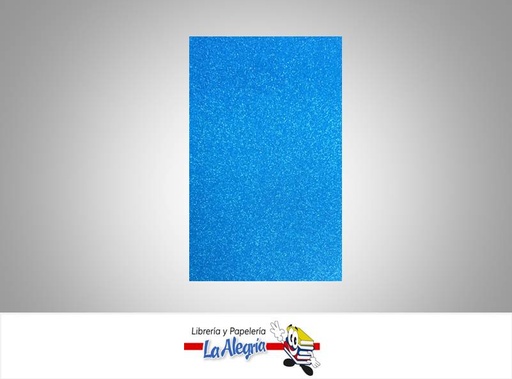 [FEC009] FOAMI ESCARCHADO CARTA AZUL MEDIO UND    