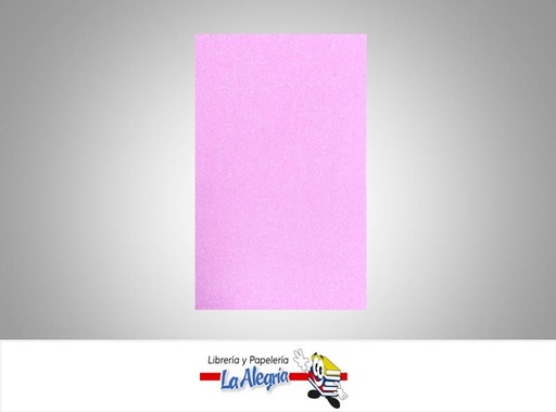 [FEC030] FOAMI ESCARCHADO CARTA LILA UND MARCA S/M   