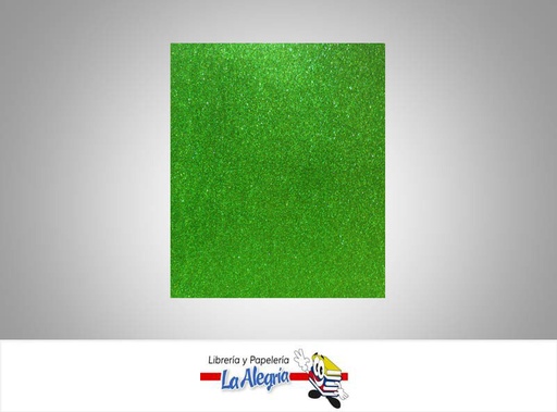 [FEDC016] FOAMI ESCARCHADO DOBLE CARTA VERDE UND MARCA S/M