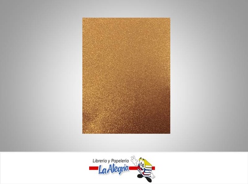 [FEDC018] FOAMI ESCARCHADO DOBLE CARTA BRONCE UND  MARCA S/M