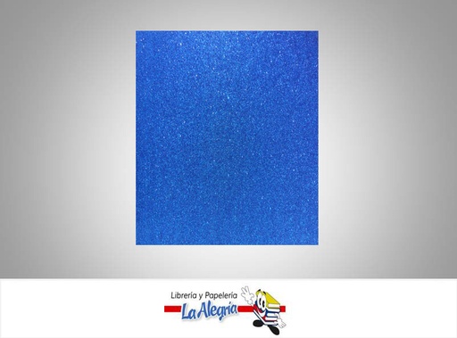 [FEDC019] FOAMI ESCARCHADO DOBLE CARTA AZUL REY UND MARCA S/M