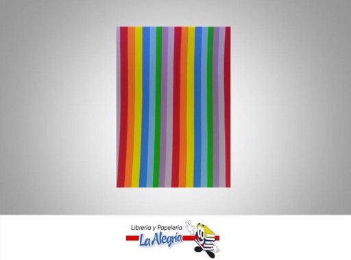 [FFC001] FOAMI ESTAMP FRANJA CARTA ARCOIRIS UND MARCA S/M   