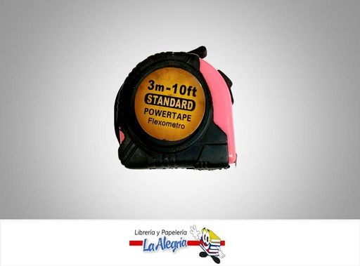 [FLEXOMETRO] CINTA METRICA 3M -10FT STANDAR UND    