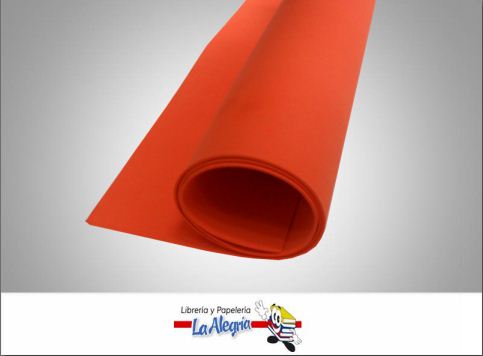 [FLG017] FOAMI LAMINA 60CMX88CM NARANJA MARCA S/M