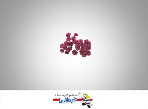 [FLOR00180] ROSA ARTIFICIAL 05MM VINO 12 UND MARCA S/M   