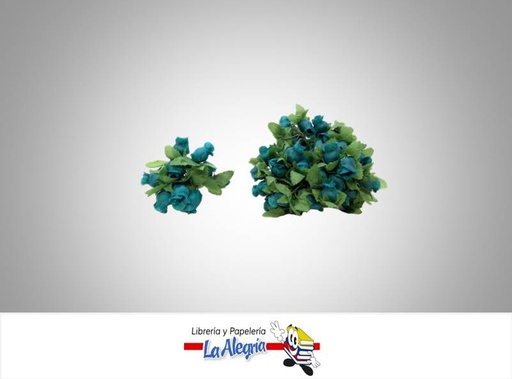 [FLOR01070] ROSA ARTIFICIAL 20MM VERDE ESMER 12 UND MARCA S/M   